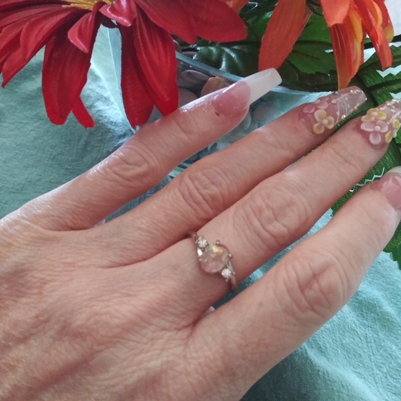 Natural Gemstone Opal Ring - Picture 5 of 7